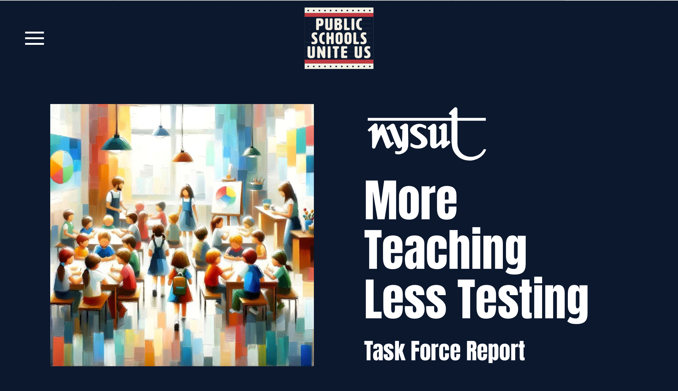 More teaching less testing 