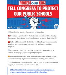 Tell Congress to Protect our schools